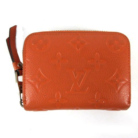 中古】ルイヴィトン LOUIS VUITTON モノグラム アンプラント ジッピー コインパース M63696 レザー オレンジ系の通販はau PAY  マーケット - ブランド古着のベクトル | au PAY マーケット－通販サイト