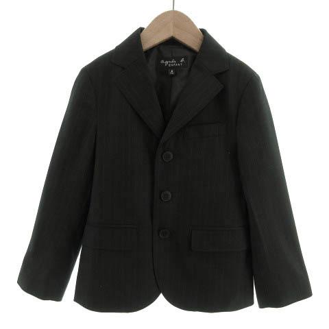 中古】Agnes b. ENFANT スーツ ジャケット テーラード 3B パンツ 裾  