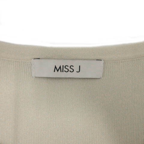 中古】ミスジェイ MISS J ワンピース ニット ビジュー フレンチ