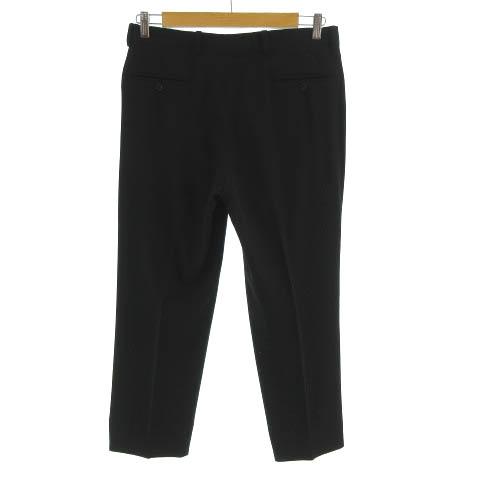 【中古】アルマーニ コレツィオーニ ARMANI COLLEZIONI スーツ イタリア製 ジャケット パンツ ドット 黒 グレー 50_6