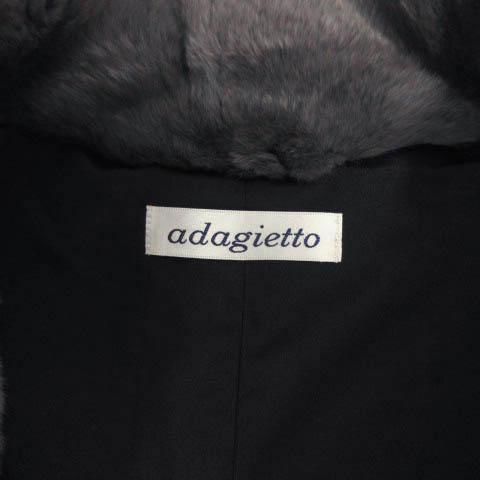 中古】未使用品 アダージェット adagietto コート レッキスラビット 