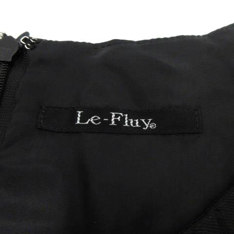 Le-Fluy アコーレ　麻　リネン　ワンピース　チュニック　M ブラック Le-Fluy アコーレ麻リネンワンピースチュニックM ブラック