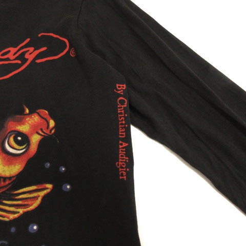 中古】エドハーディー Ed Hardy Tシャツ 長袖 ロンT カットソー ロゴ