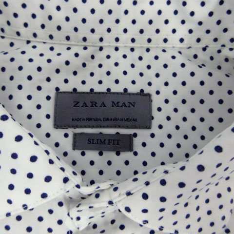 中古】ザラマン ZARA MAN シャツ スリムフィット SLIM FIT 長袖