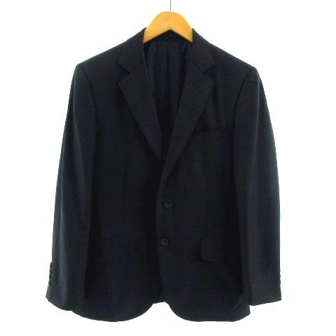 【中古】クレイトン Clayton スーツ Ermenegildo Zegna ジャケット テーラード パンツ シャドーストライプ 紺 92A5_1