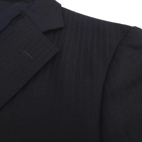 【中古】クレイトン Clayton スーツ Ermenegildo Zegna ジャケット テーラード パンツ シャドーストライプ 紺 92A5_2
