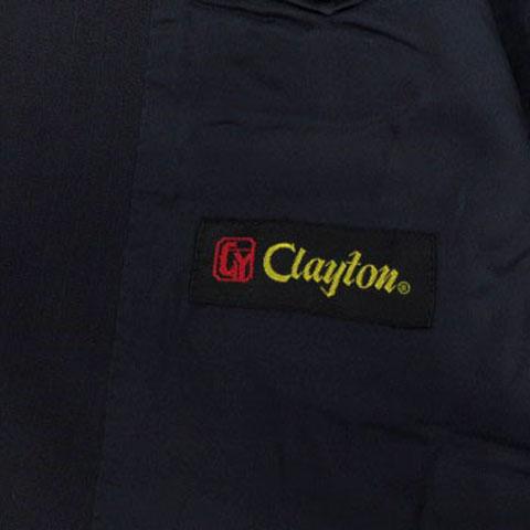 【中古】クレイトン Clayton スーツ Ermenegildo Zegna ジャケット テーラード パンツ シャドーストライプ 紺 92A5_8