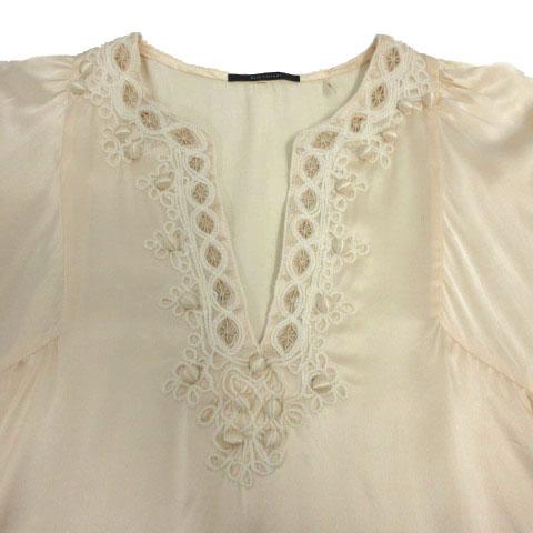 中古】未使用品 エリータハリ ELIE TAHARI チュニック スリットネック