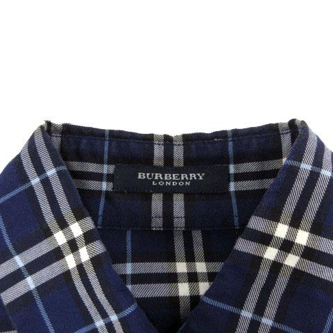 中古】バーバリー ロンドン BURBERRY LONDON シャツ 半袖 ストレッチ