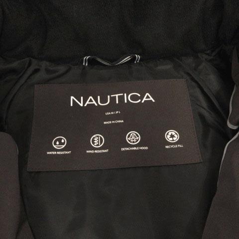 中古】ノーティカ NAUTICA コート スタンドカラー ロゴワッペン 中古】ノーティカ NAUTICA コート スタンドカラー ロゴワッペン