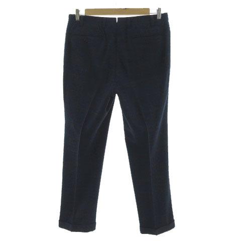 【中古】Owner's Garment スーツ ジャケット パンツ 起毛 エルメネジルドゼニア イタリア製生地 格子柄 紺 青 赤_6