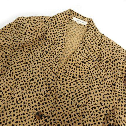 【中古】イヴサンローラン YVES SAINT LAURENT ジャケット ビンテージ テーラード 3B 薄手 アニマル柄 茶系 黒 36_1
