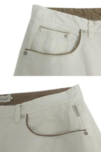 中古】モンクレール MONCLER パンツ チノパン ストレート コットン