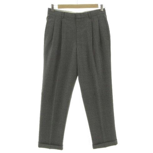 【中古】ブルックスブラザーズ スーツ ジャケット パンツ 裾ダブル グレンチェック グレー 黒 茶系 38SHT 32W_4
