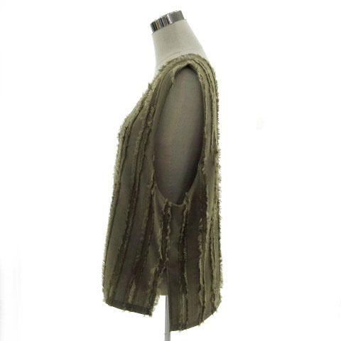 中古】ショコラフィネローブ chocol raffine robe ジレ ベスト Vネック