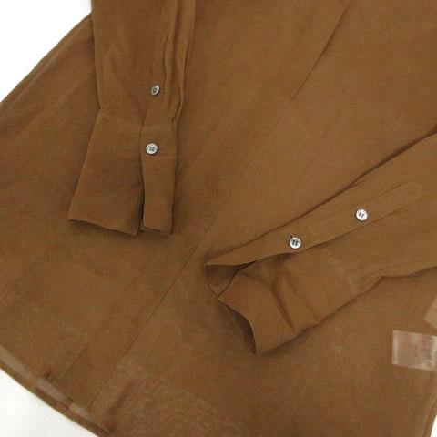 中古】ドゥクラッセ DoCLASSE ザクラス THE CLASS ブラウス ノーカラー