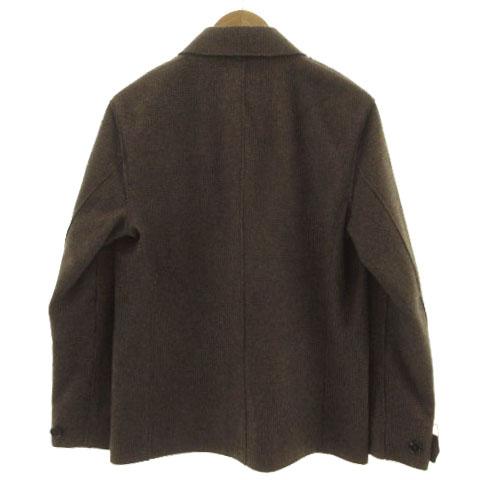 【中古】未使用品 ドルモア DRUMOHR ジャケット カーゴジャケット DJ477JK1 ステンカラー 格子柄 ブラウン 茶 48_6