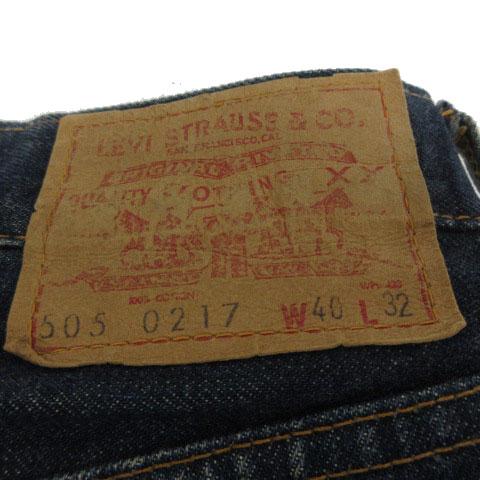 中古】Levi's 505-0217 ジーンズ デニム ビンテージ ボタン裏5 66前期