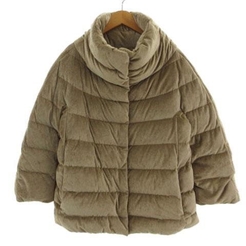 【中古】ヘルノ HERNO ダウンジャケット Resort Collection PI005DR-15008-2100 ベージュ 40 レディース