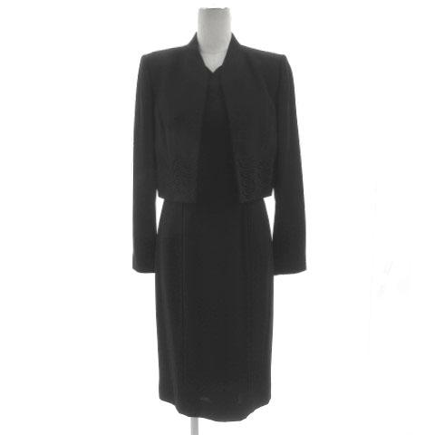 【極美品】GIVENCHY 東京ソワール ベロア ノーカラージャケット 14 黒 極美品】GIVENCHY 東京ソワール ベロア ノーカラージャケット 14