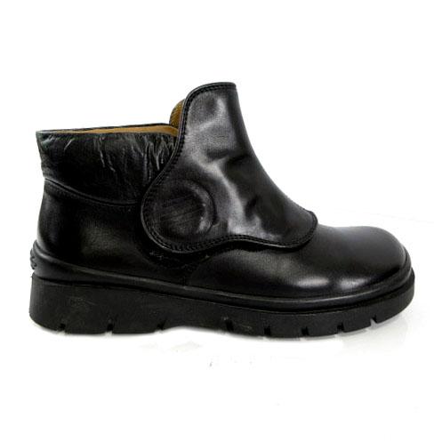 【中古】セルジオロッシ Sergio rossi ブーツ ショートブーツ レザー ブラック 黒 7.5 メンズ_3