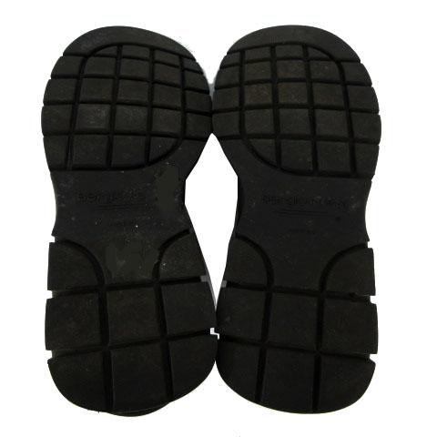 【中古】セルジオロッシ Sergio rossi ブーツ ショートブーツ レザー ブラック 黒 7.5 メンズ_7