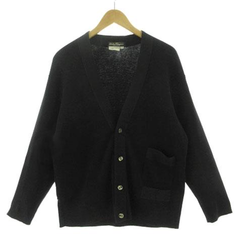 フェラガモ*Ferragamo イタリア製/ウールニットカーディガン Sサイズ