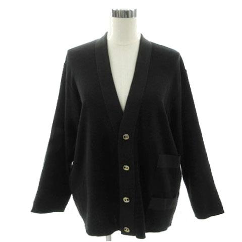 Salvatore Ferragamo ブラック カーディガン S 中古】サルヴァトーレフェラガモ Salvatore Ferragamo