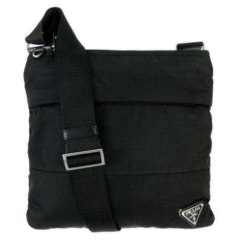 中古】プラダ PRADA ショルダーバッグ ミニショルダー 三角ロゴ