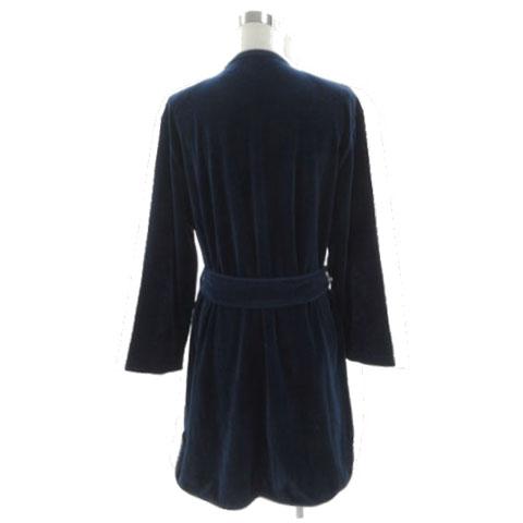 中古】SONIA RYKIEL ヴィンテージ コート ノーカラー ベロア リボン