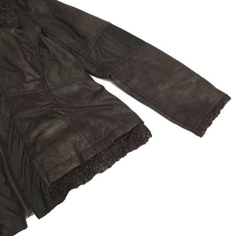 中古】ロッサ ROSSA インポートロッサ ジャケット クロコダイル型押し