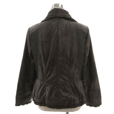 中古】ロッサ ROSSA インポートロッサ ジャケット クロコダイル型押し