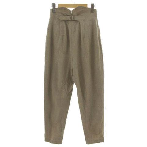 中古】6 ROKU BEAUTY&YOUTH B&Y FRONT BUTTON PANTS パンツ 8614-202