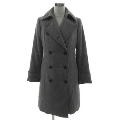 【中古】アイシービー iCB Seamless トレンチ型ダウンコート ADSダウン ADVANCED DOWN SYSTEM 高機能ダウン グレー 11