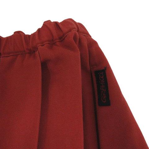 【中古】GRAMICCI×Dickies ボリュームスカート 171W40FS03 FREAK’S STORE別注 ロング丈 ウエストゴム レッド系 S_8