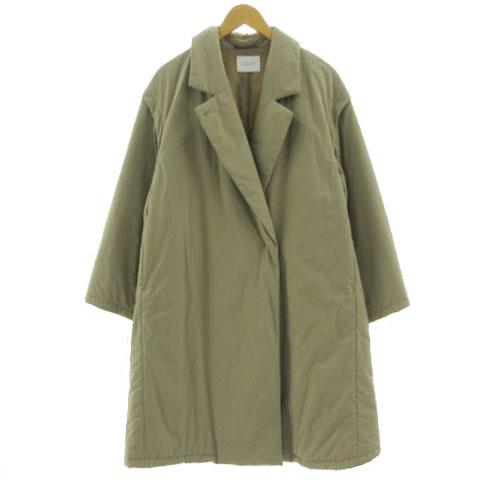 【中古】B&Y BEAUTY&YOUTH ナイロン コート -2WAY- 1625-144-4756 コート ジレ 中綿入り ベージュ系 カーキベージュ M