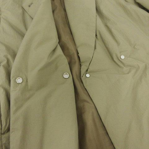 【中古】B&Y BEAUTY&YOUTH ナイロン コート -2WAY- 1625-144-4756 コート ジレ 中綿入り ベージュ系 カーキベージュ M