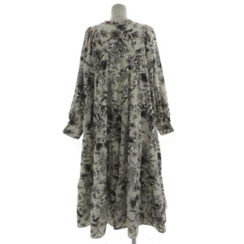 中古】ウィルフリー willfully tiered various print stand collar OP