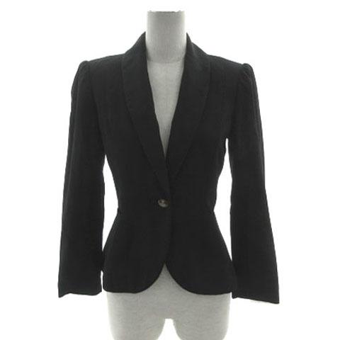 【中古】ヴィヴィアンウエストウッドレッドレーベル Vivienne Westwood RED LABEL ジャケット ショールカラー 1B 黒 1