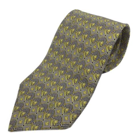 中古】ジャンニヴェルサーチ GIANNI VERSACE ネクタイ 総柄 メドゥーサ