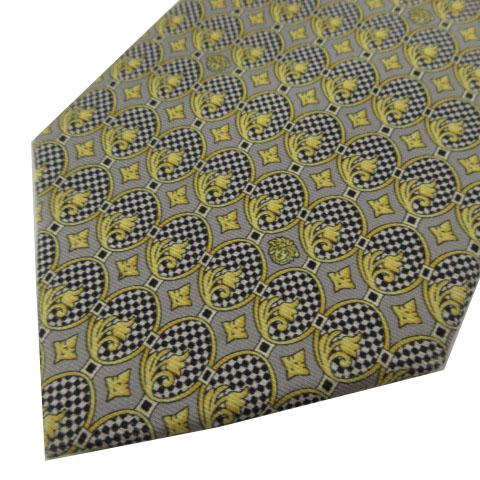 中古】ジャンニヴェルサーチ GIANNI VERSACE ネクタイ 総柄 メドゥーサ