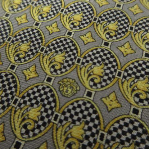 中古】ジャンニヴェルサーチ GIANNI VERSACE ネクタイ 総柄 メドゥーサ