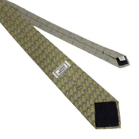 中古】ジャンニヴェルサーチ GIANNI VERSACE ネクタイ 総柄 メドゥーサ