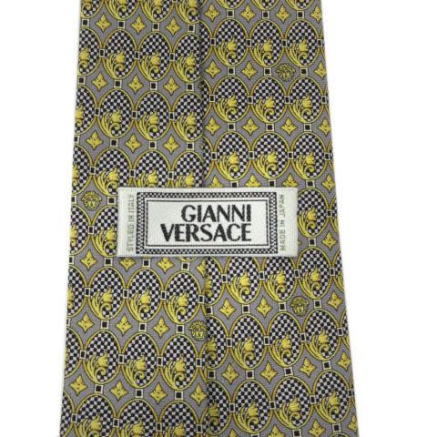 中古】ジャンニヴェルサーチ GIANNI VERSACE ネクタイ 総柄 メドゥーサ