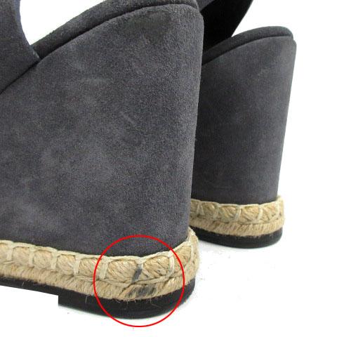 中古】バレンシアガ BALENCIAGA サンダル ウェッジソール アンクル