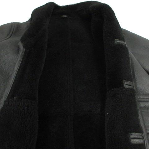 中古】ビームス BEAMS ムートンジャケット ショールカラー 裏地ボア