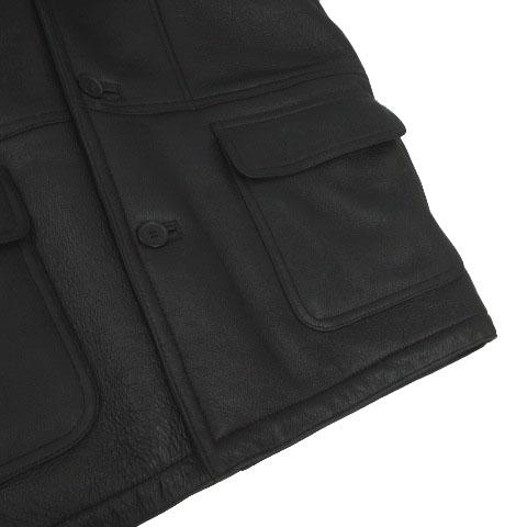 中古】ビームス BEAMS ムートンジャケット ショールカラー 裏地ボア