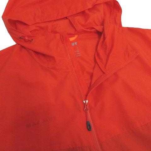 【中古】マムート MAMMUT グライダーダブルビーフーデットジャケットエーエフメン 1012-00470 PERTEX  オレンジ XL_1