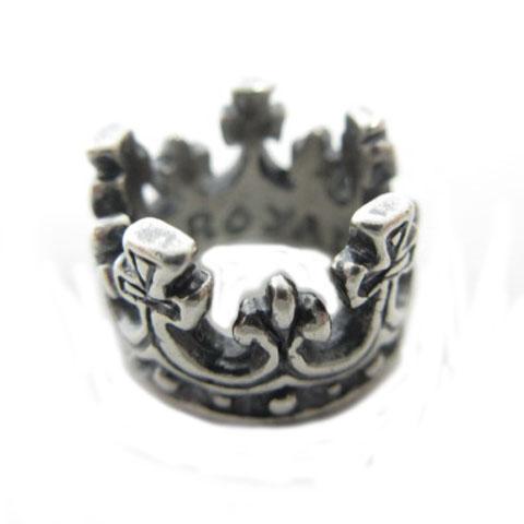 【中古】ロイヤルオーダー ROYAL ORDER TINY CROWN クラウンチャーム ペンダントトップ シルバー メンズ