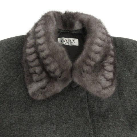 中古】GRACE BY ASHIYA ミンクファー カシミヤロングコート
